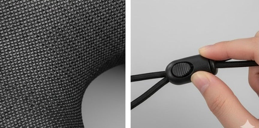 Dormez enfin en voyage — Oreiller de voyage à mémoire de forme